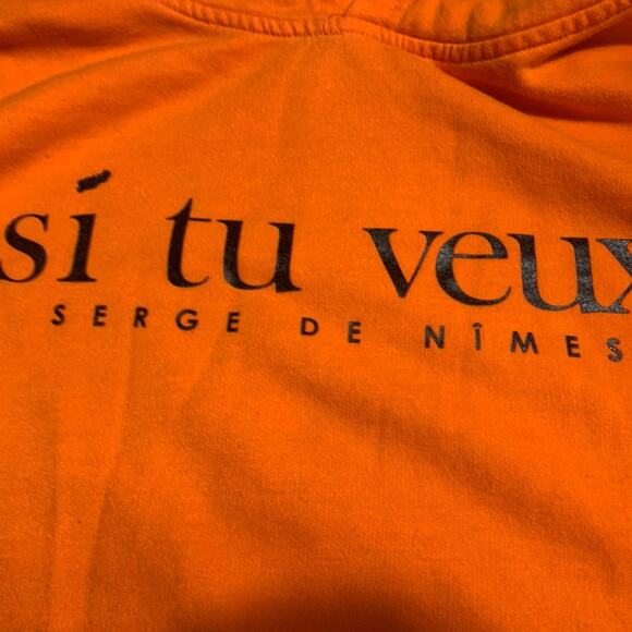 Si tu veux men’s Hoodie size 2XL - Picture 2 of 4